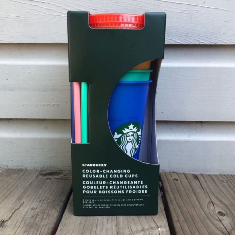 Starbucks Color Changing Reusable Cold Cups